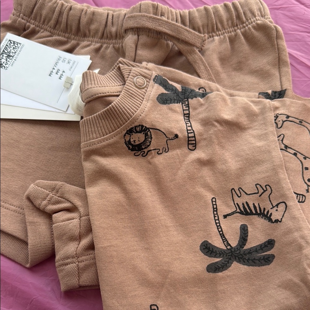 Baby's Brown Safari Print T-Shirt